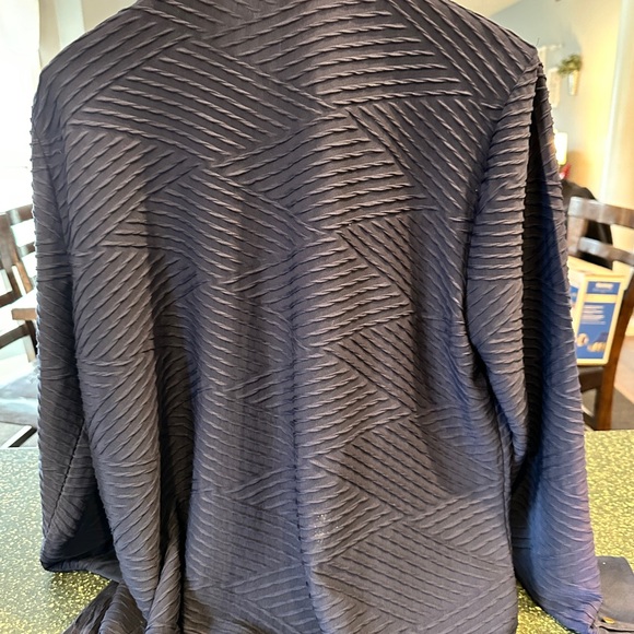 Chicos Women’s Sz 3 or XL Blue Button Down Shirt - Picture 5 of 5